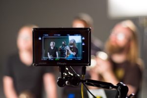 Tournage d'un film institutionnel