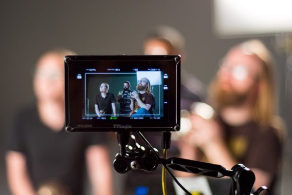 Tournage d'un film institutionnel