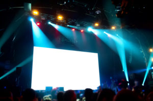 diffusion video pendant une soirée de gala